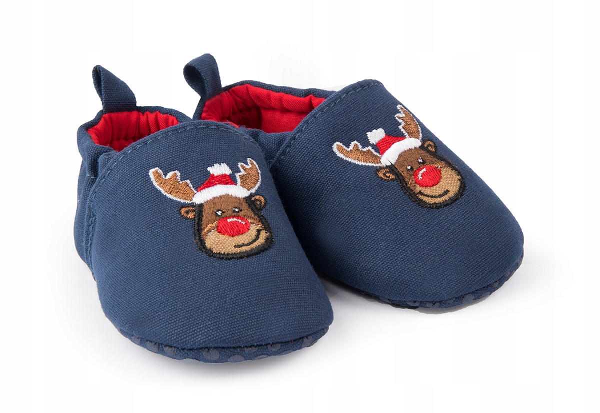 ŚWIĄTECZNE NIEMOWLĘCE BUCIKI NIECHODKI RUDOLF 6-12 Marka Inna marka