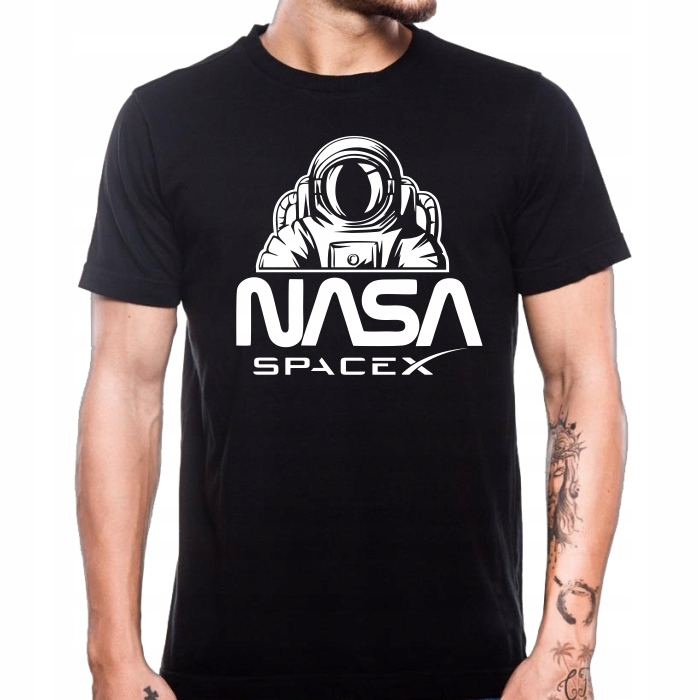 

Koszulka Nasa Spacex Kosmos Wzory Gramatura 205 XL