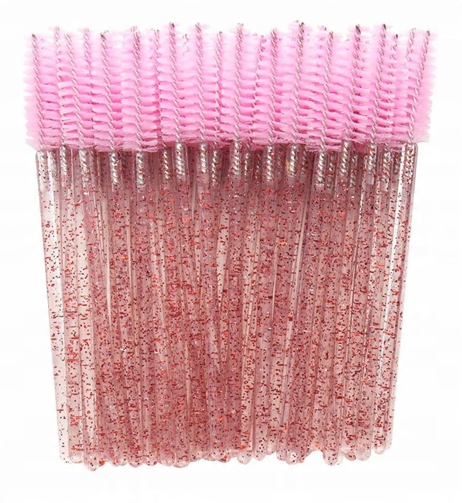 

Szczoteczki do rzęs brokat 50szt B1 Lash-cafe