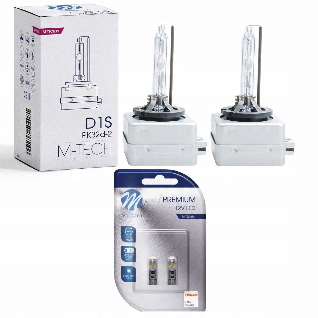 

2x Żarnik D1S 5000K Bi Xenon palnik+W5W Osram Led