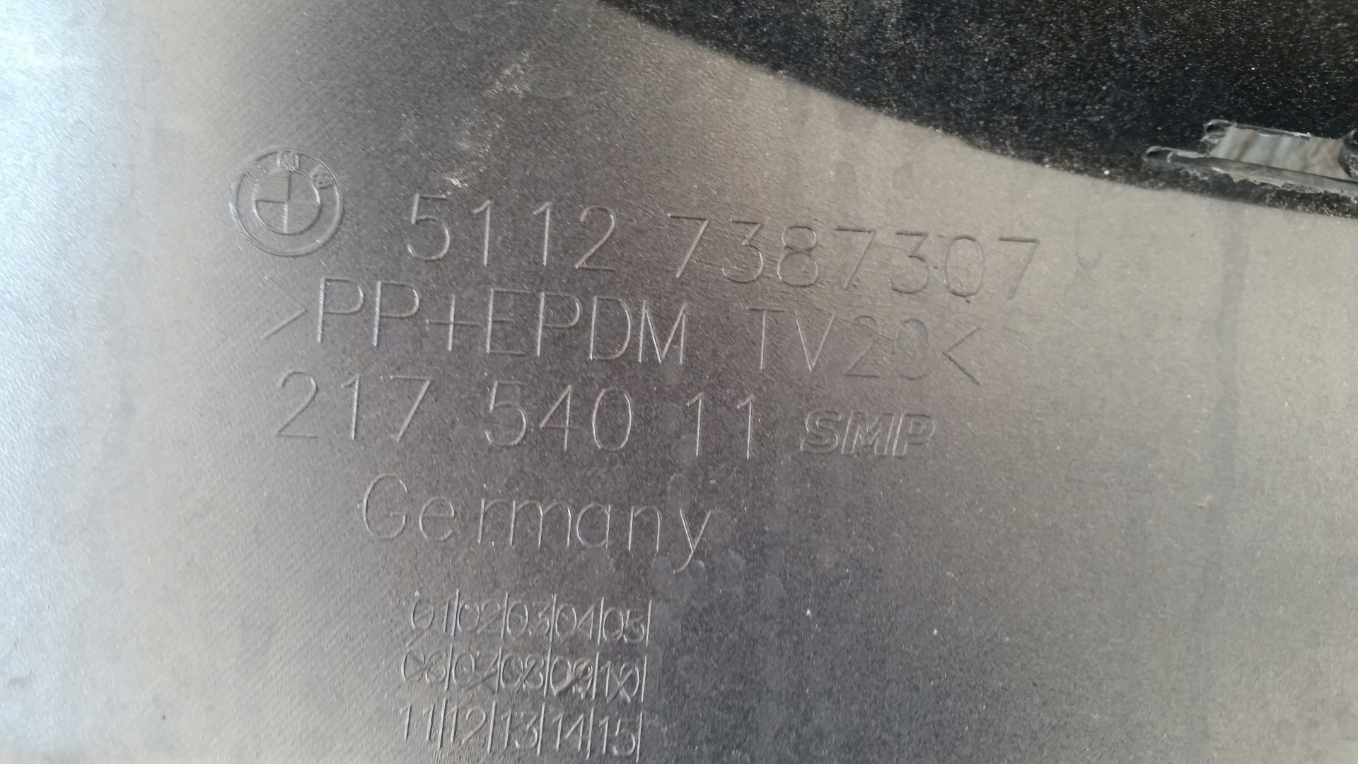 bumper rear part rear BMW 5 G31 KOMBI PDC