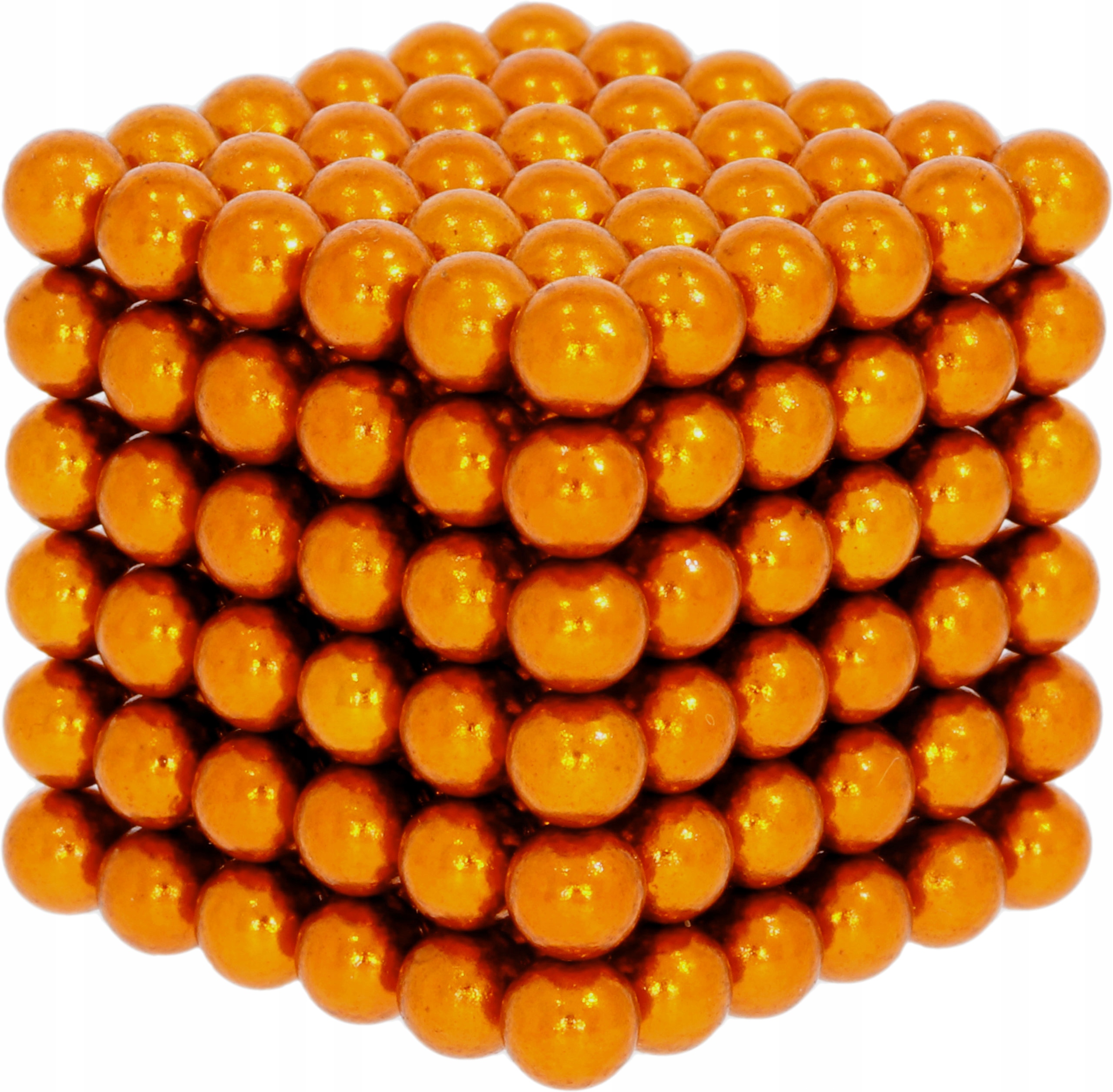 Magnetiniai rutuliukai NeoCube 216vnt 5mm oranžiniai!