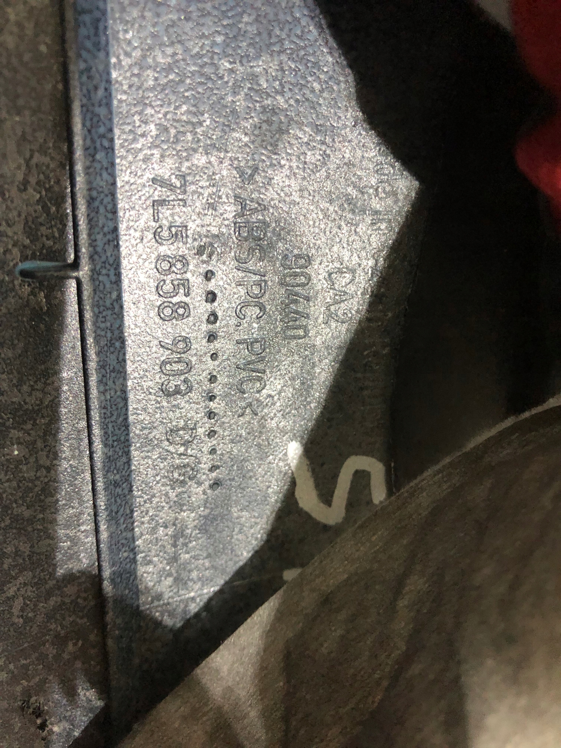 handschuhfach PORSCHE CAYENNE 7L5 leder 1