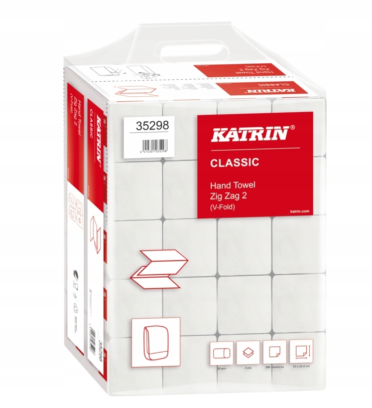 

Ręczniki Zz Katrin Classic 2w Handy Pack 20x200