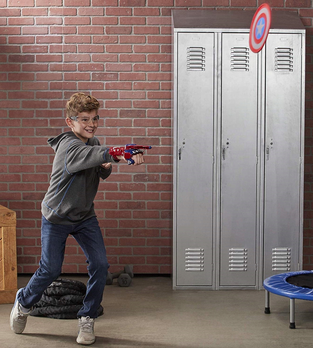 Nerf Kapitan Ameryka Avengers Rękawica Blaster Płeć chłopcy dziewczynki