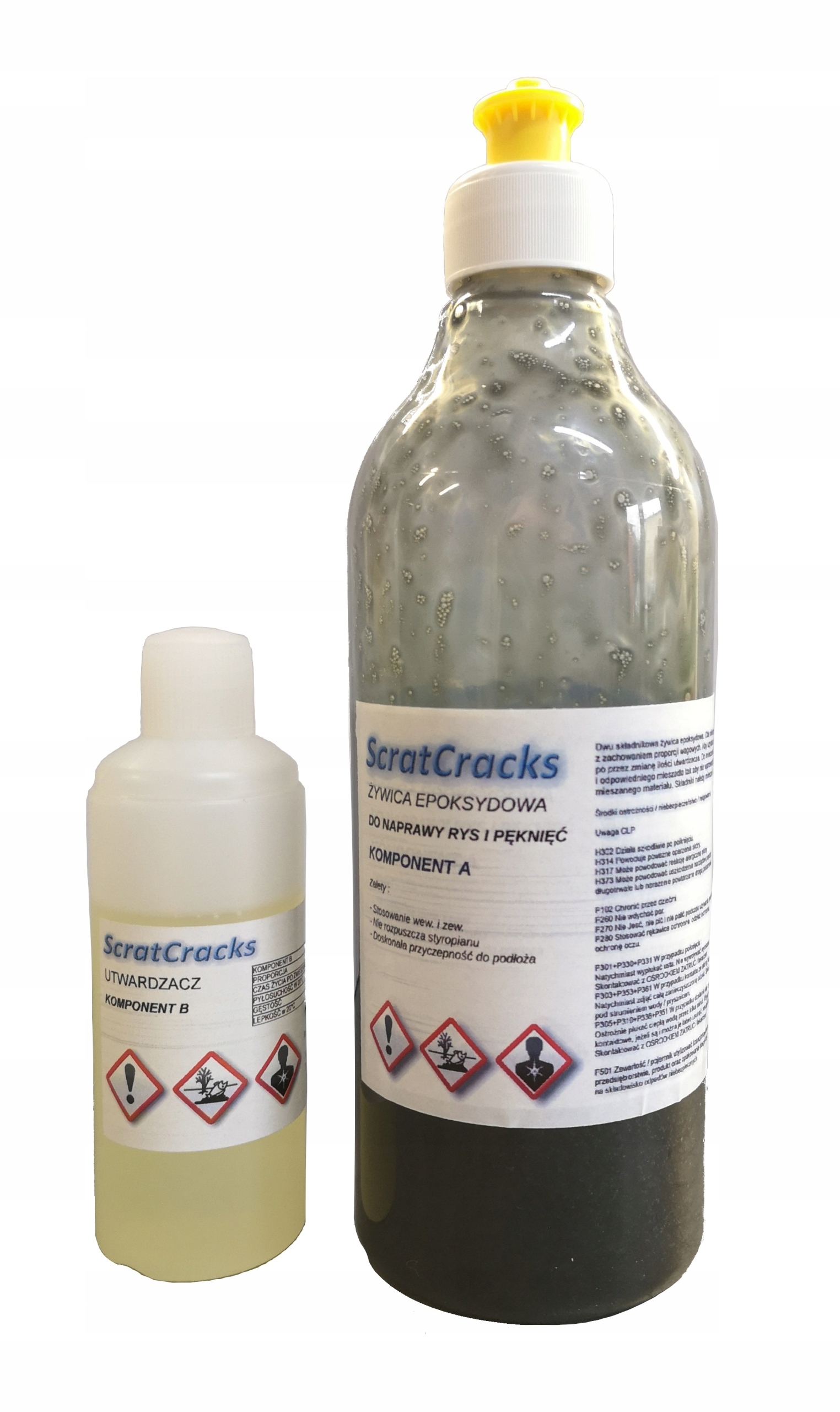 

Żywica do Pęknięć, Rys, Uszkodzeń Betonu 580gram