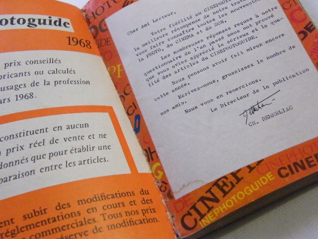 CINEPHOTOGUIDE 1968 ISBN 9789002235818