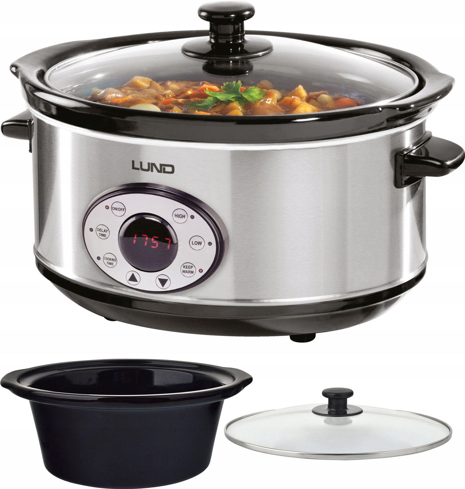 

Wolnowar 4.5L Garnek Ceramiczny Z Programatorem