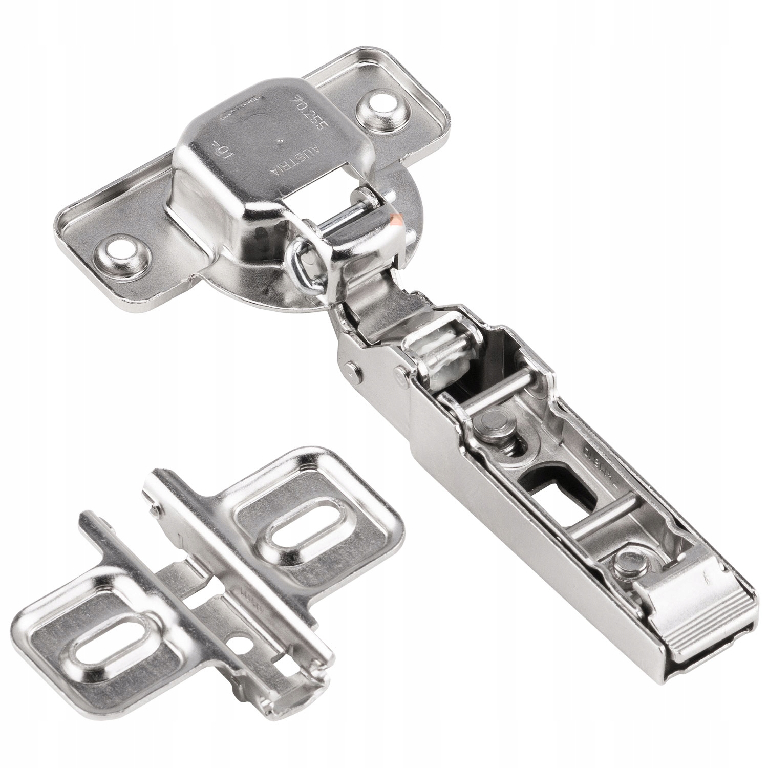 ZAWIAS STANDARD 100° 71M2550 DRZWI NAKŁADANE + PROWADNIK 173L6100 Kod producenta 71M2550/KPL