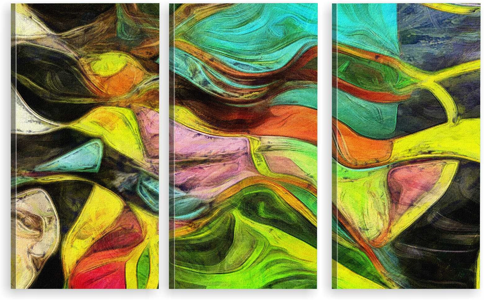 

Tryptyk Obraz Na Ścianę Kolorowa Abstrakcja 800 Wz