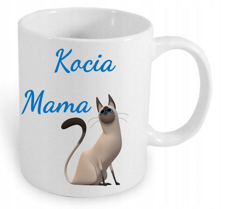 

Kubek Z Nadrukiem Kocia Mama Kot
