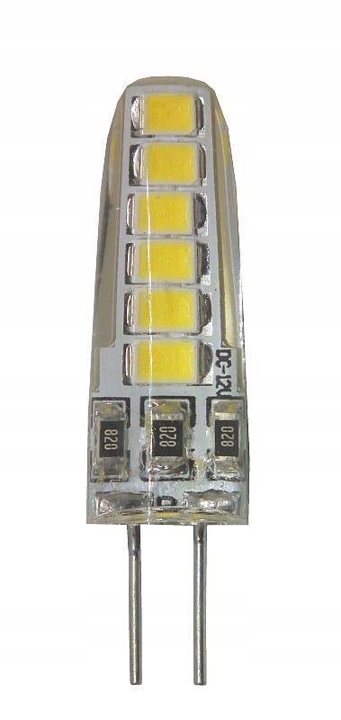 

Żarówka Led G4 3W 12V silikon Zimna b mocna jasna