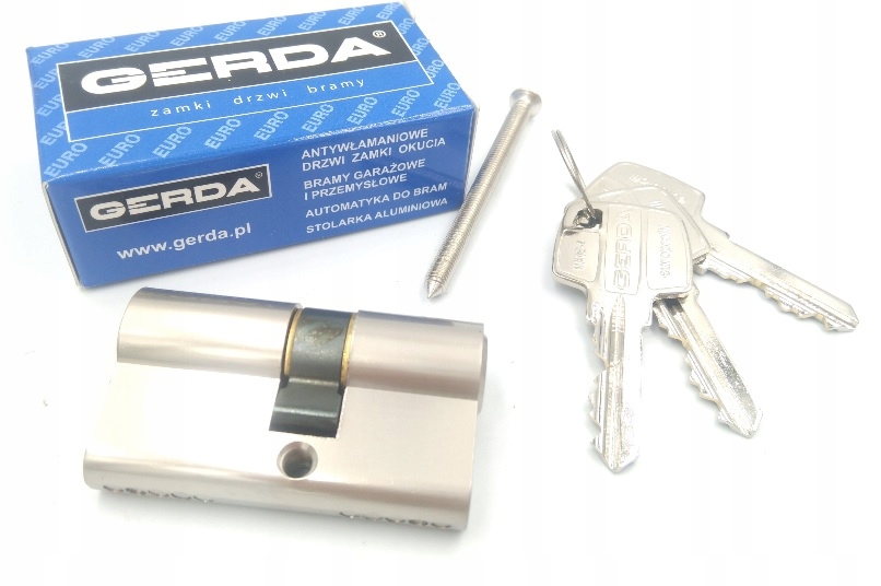 

Gerda WK-E1 wkładka do zamka nikiel 30/40