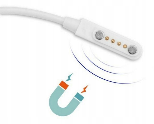 KABEL USB ZASILAJĄCY PRZEWÓD ŁADUJĄCY ŁADOWARKA SMARTWATCH 4 PIN KIDS XD Kod producenta K040