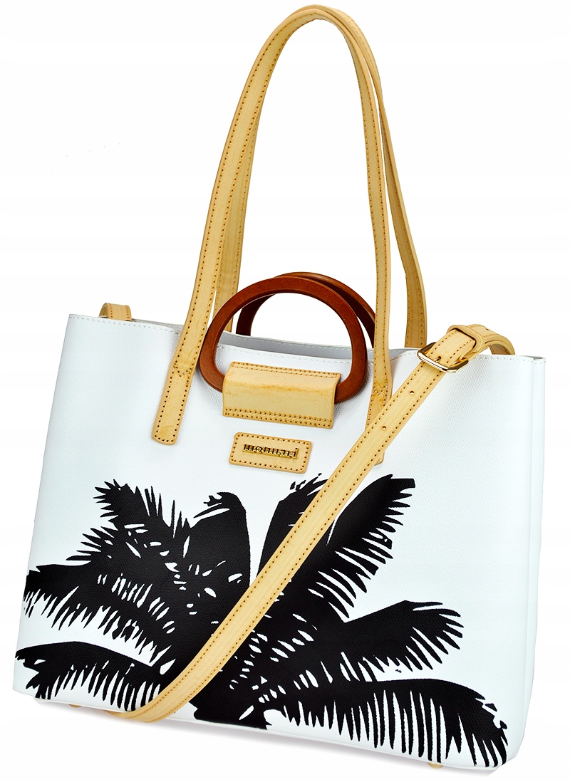 

Torebka Monnari Biały Shopper Na Ramię Pasek