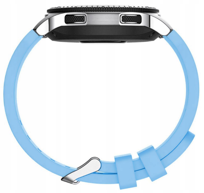 BŁĘKITNY pasek do SAMSUNG GALAXY WATCH 46MM Szerokość 22 mm