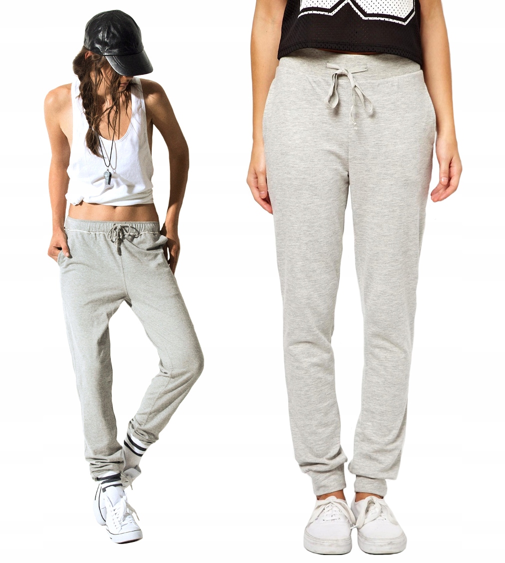 

Spodnie Dresowe Fitness Jogger Bawełna Kolory L/XL