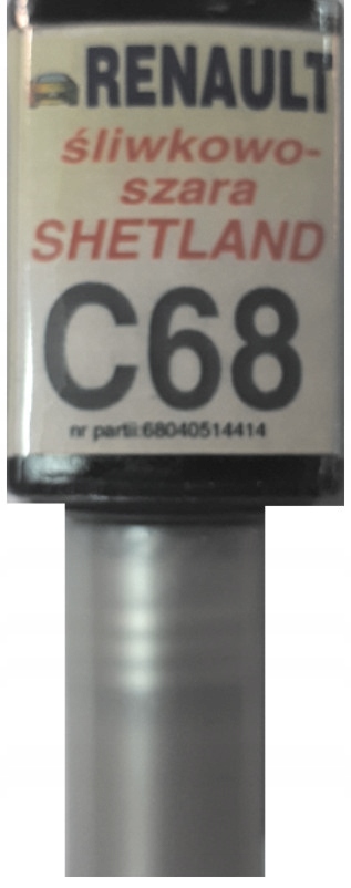 

Renault C68 Gris Shetland Lakier Zaprawka Do Rys