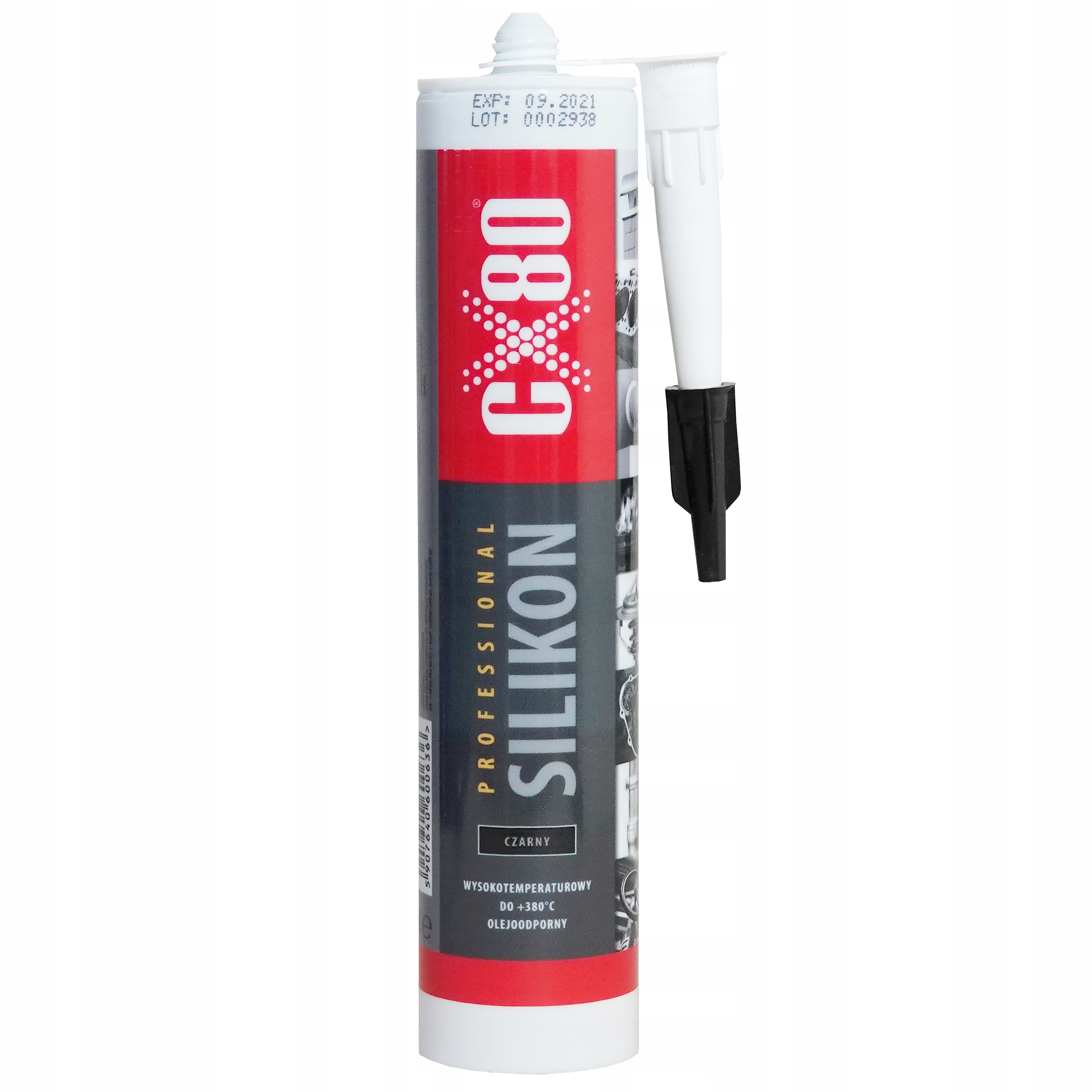 

Silikon Wysokotemperaturowy Czarny 310ml CX-80