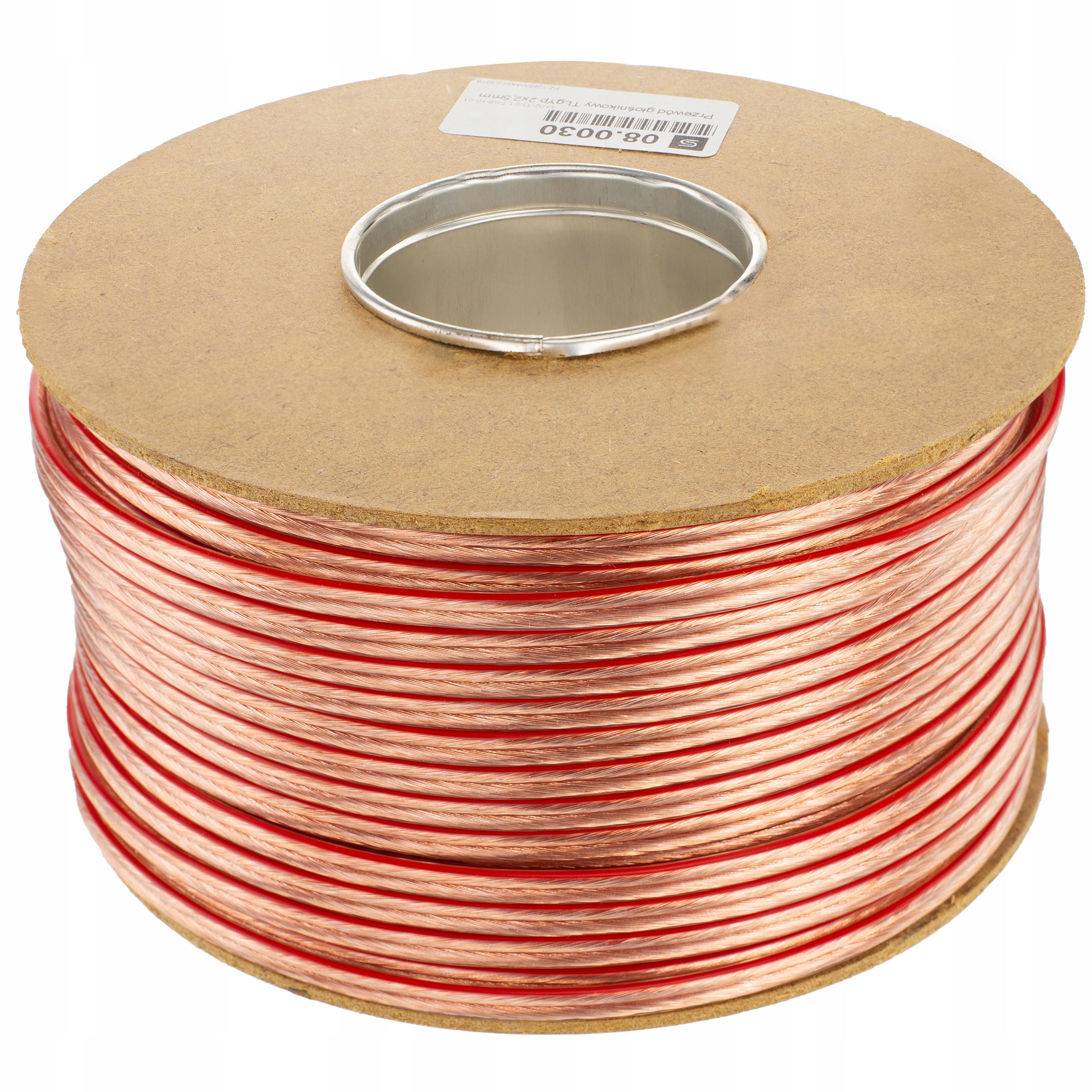 

Polski kabel przewód głośnikowy miedź 2x4 50m