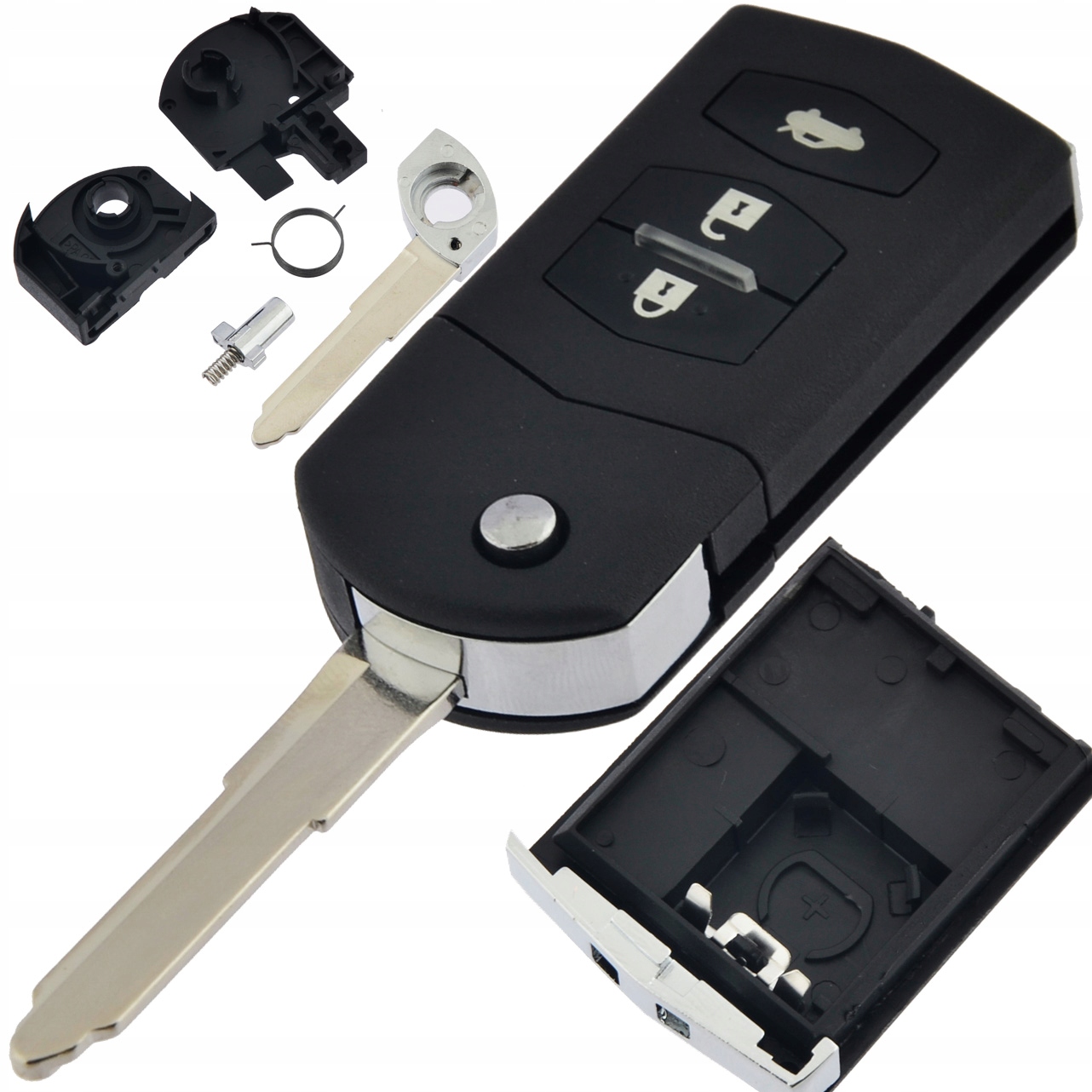 

Obudowa pilot kluczyk do Mazda 2 3 5 6 CX-7 RX-8