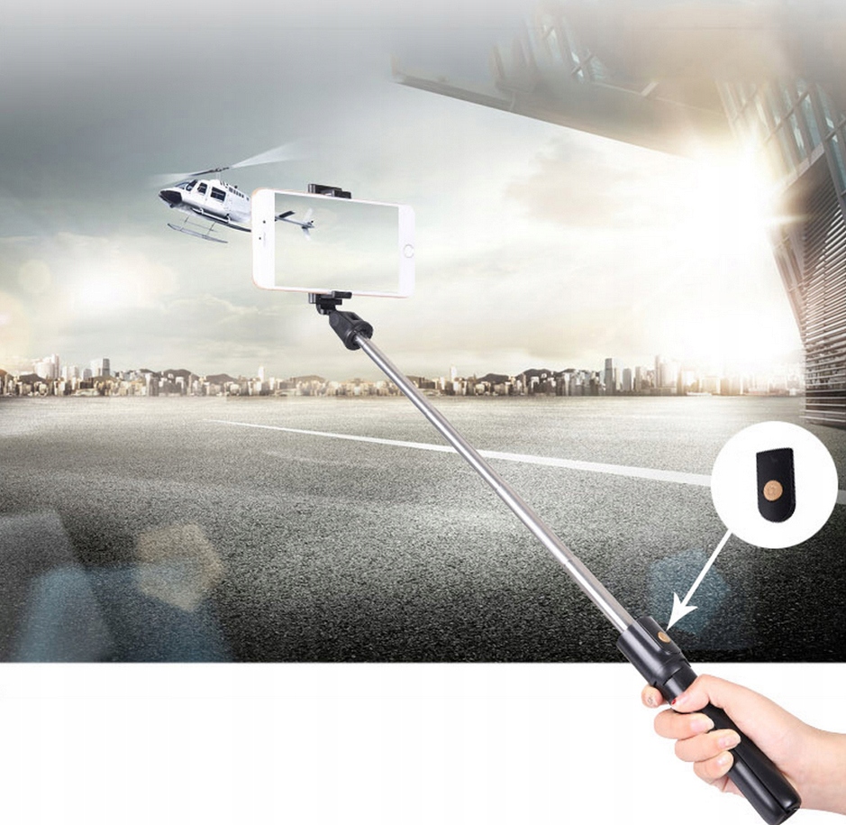 KIJEK DO SELFIE STICK AVOCADO NA TELEFON TRIPOD STATYW PILOT BLUETOOTH Rodzaj selfie stick