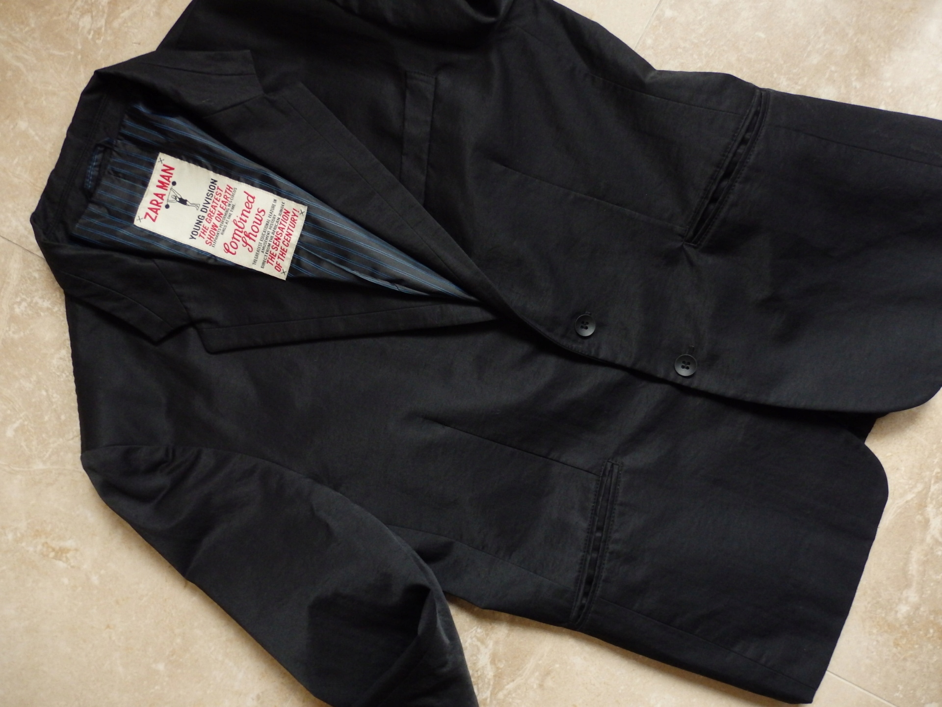 ZARA MAN CZARNA ELEGANCKA MARYNARKA R. L Płeć mężczyzna