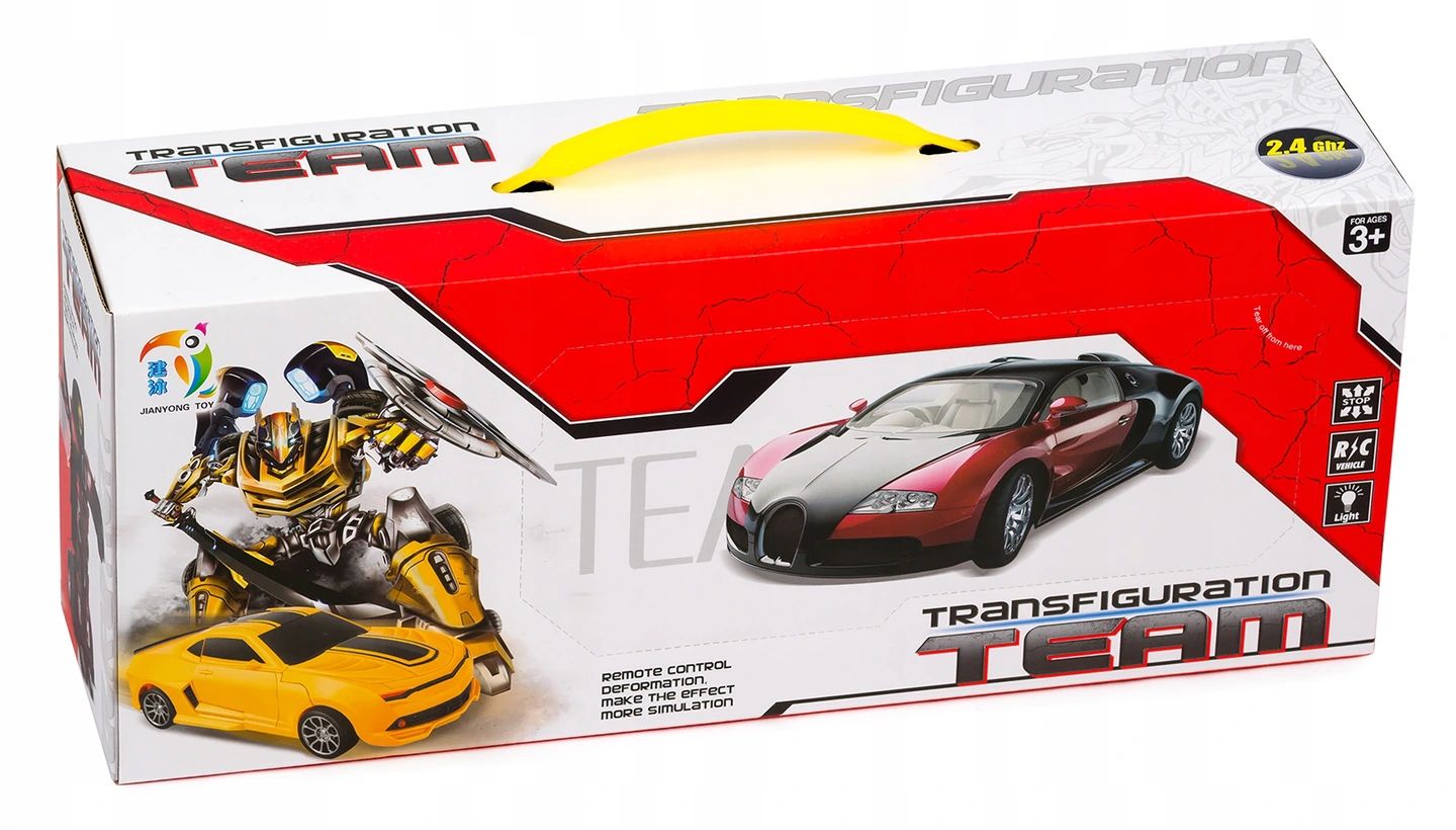 AUTO ROBOT 2w1 SAMOCHÓD ZDALNIE STEROWANY PILOT Marka BK