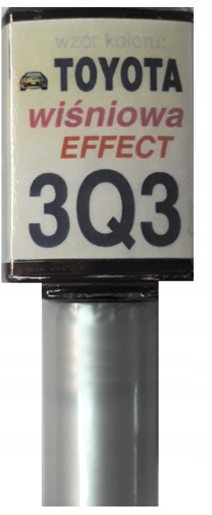 TOYOTA 3Q3 WIŚNIOWA LAKIER SAMOCHODOWY ZAPRAWKA DO RYS 10 ML ARASYSTEM