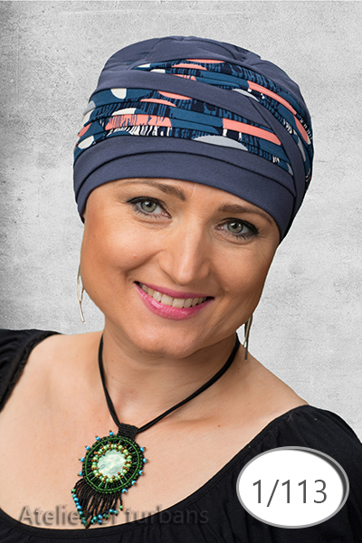 Turban LAURA BAMBUS Turbany po chemioterapii PRINT Rozmiar uniwersalny