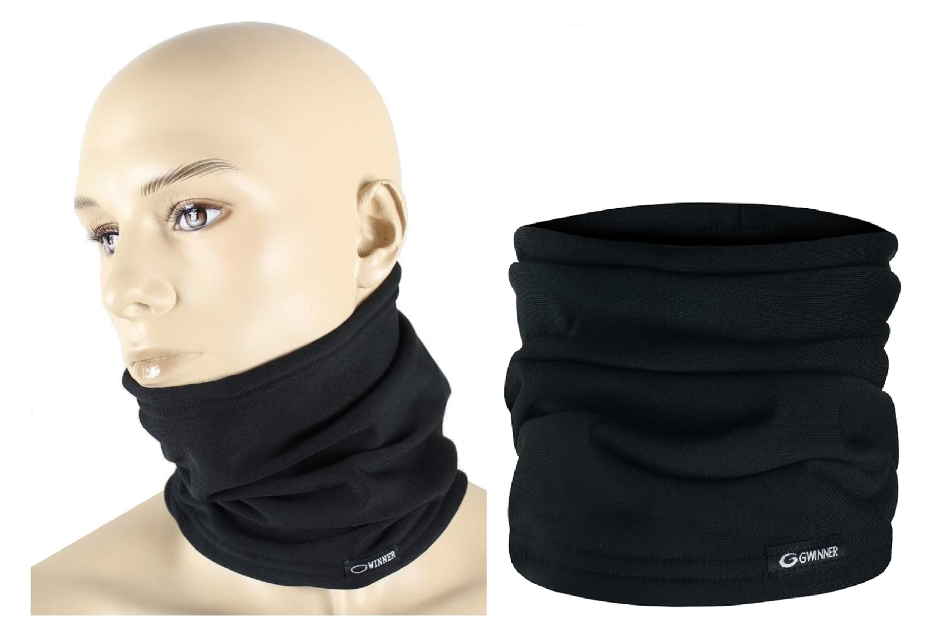 

Termoaktywna Maska tuba Biegania Twarz Rower L/XL