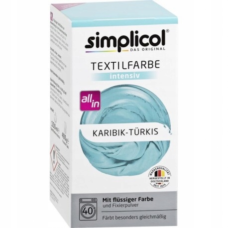 

Simplicol Barwnik Do Tkanin Karaibski Turkus