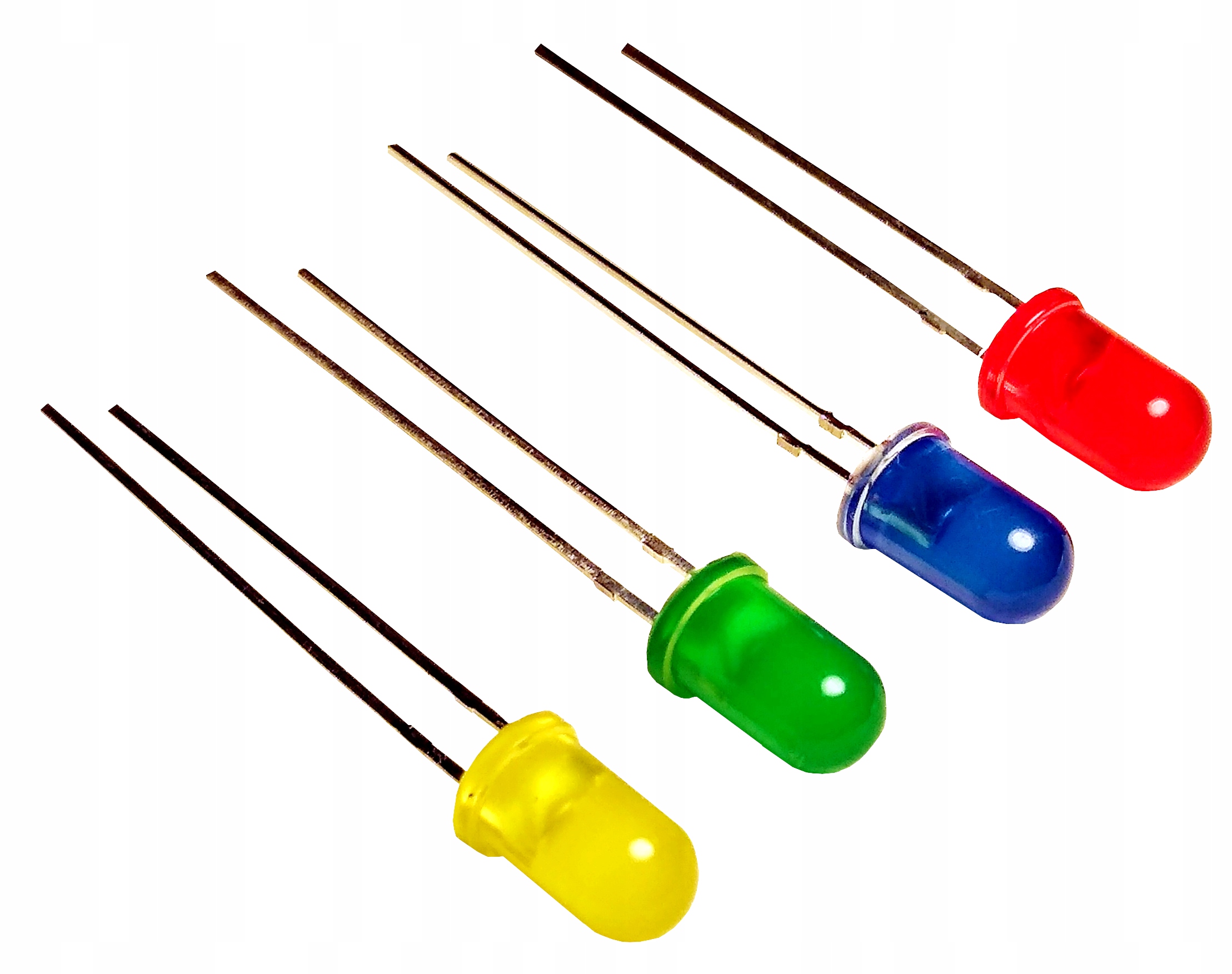

5SZT-DIODA Led 2,5-3,5V fi 5MM Matowe Różne