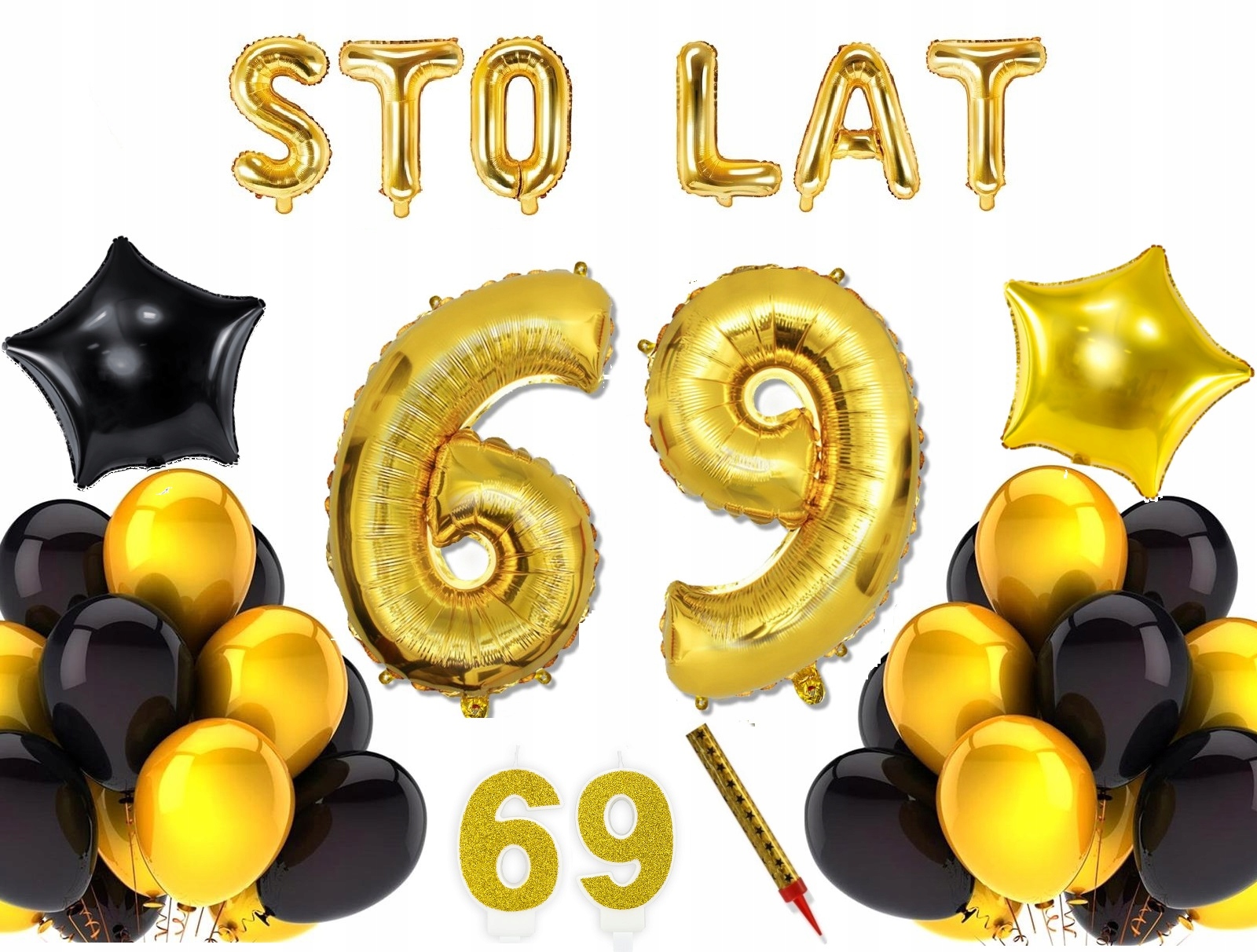 

Dekoracje balony na 18 30 40 50 60 każde urodziny