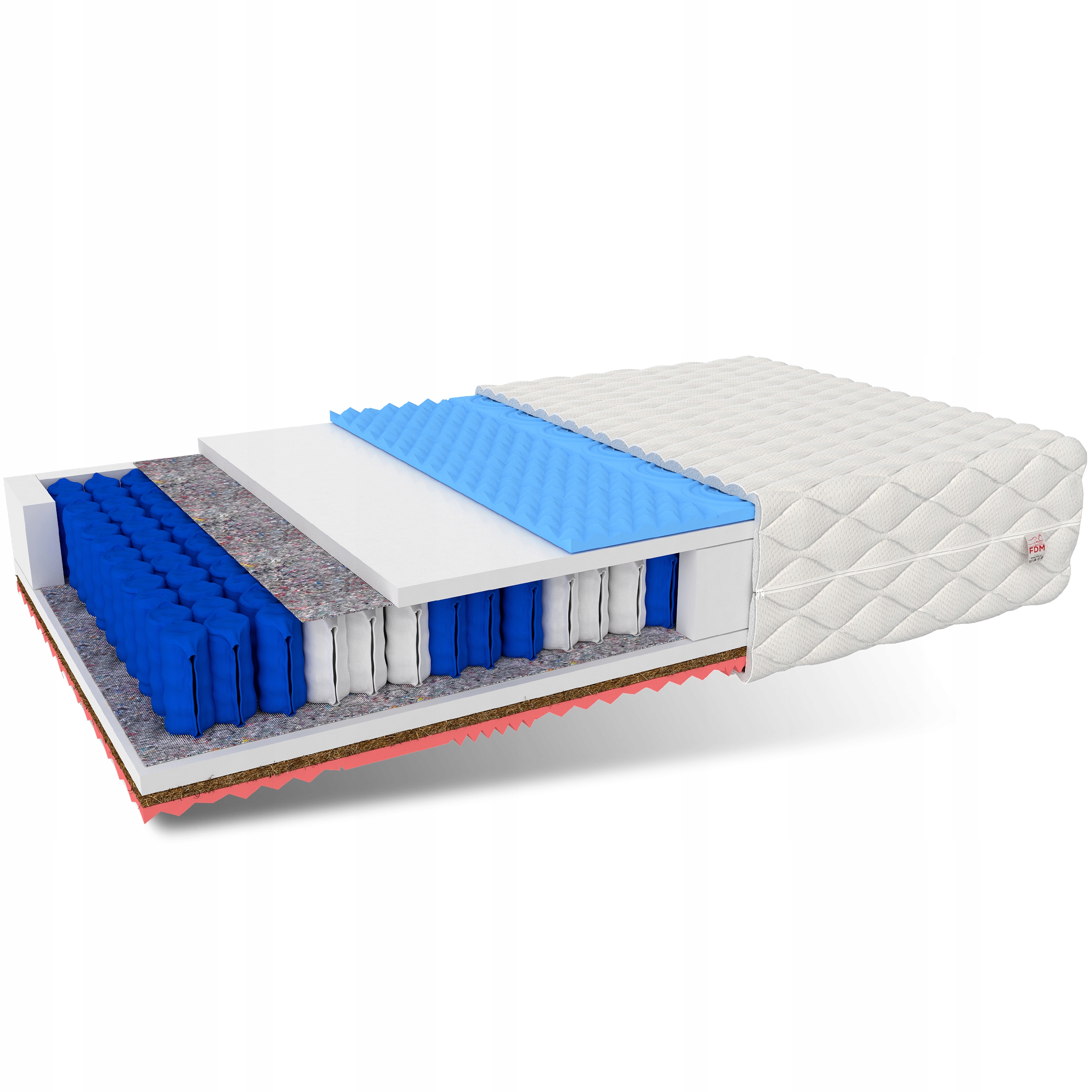 

Materac kieszeniowy kokos Fdm Ginaso Max 180x200