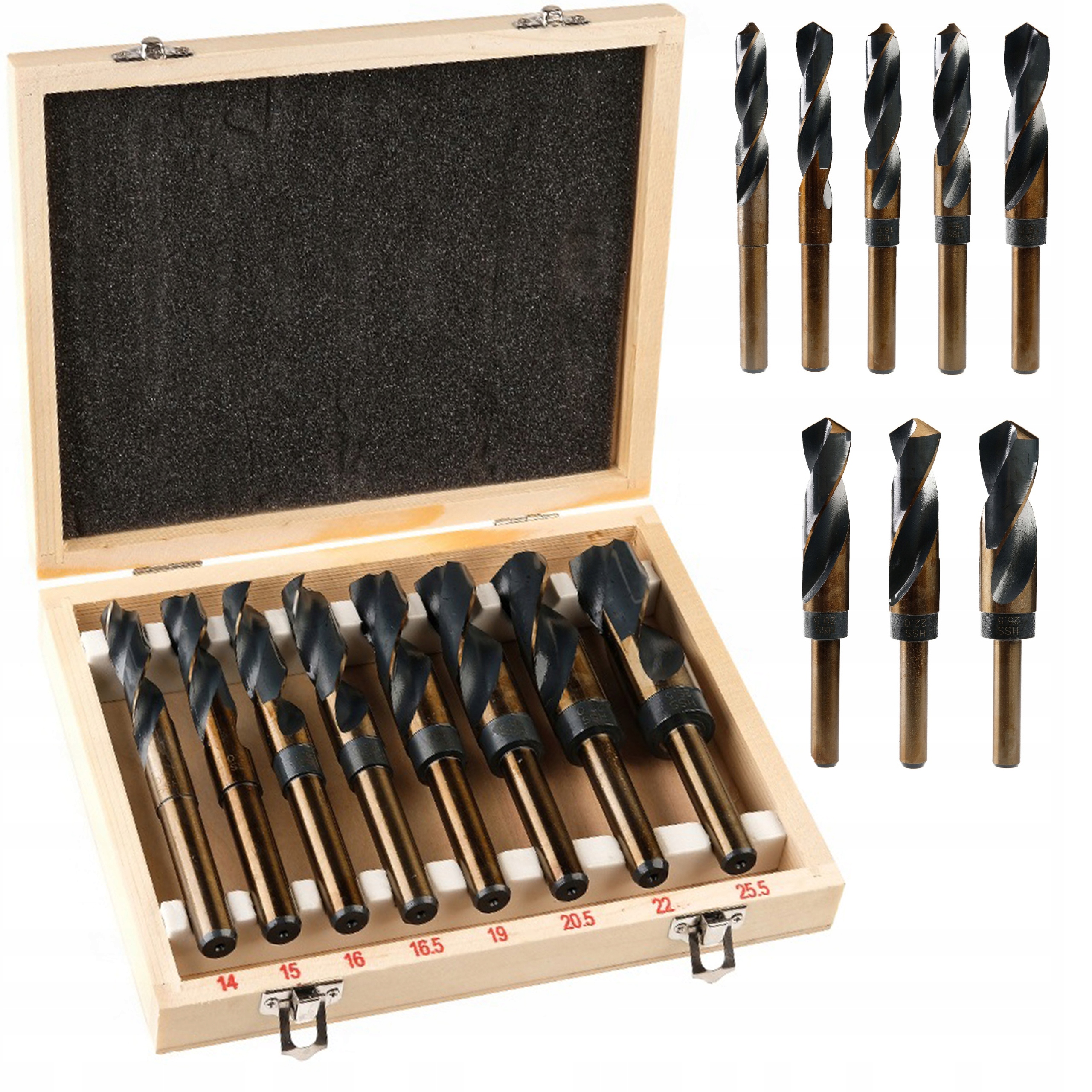 

Wiertła Do Metalu 14-25,5mm Hss Wiertło Kobaltowe