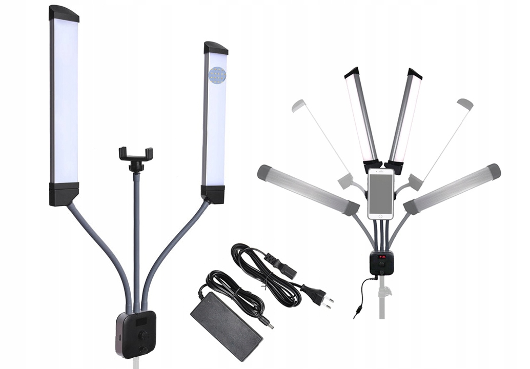

2 modułowa Lampa Led Fotografia Makijażu rzęs