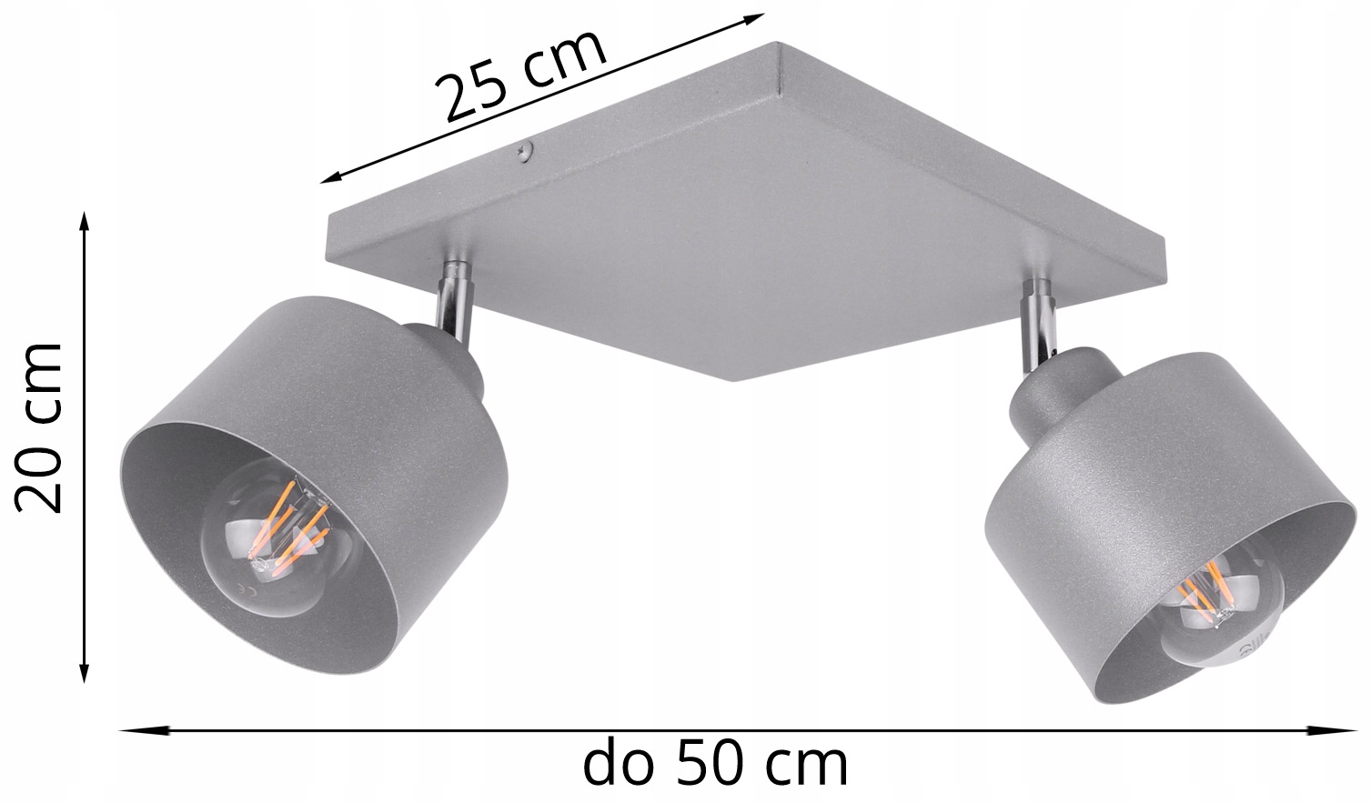 LAMPA WISZĄCA SUFITOWA ŻYRANDOL PLAFON METALOWA Marka Light Home