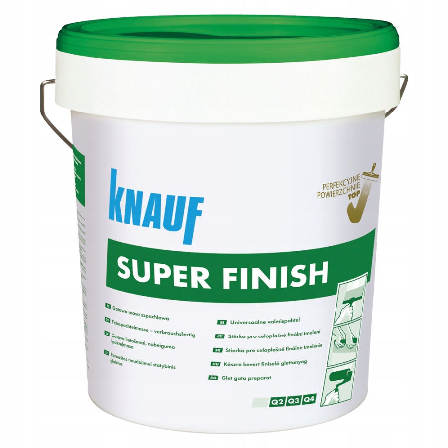 10 x Gładź Knauf Finish 28 kg, gotowa masa szpachlowa