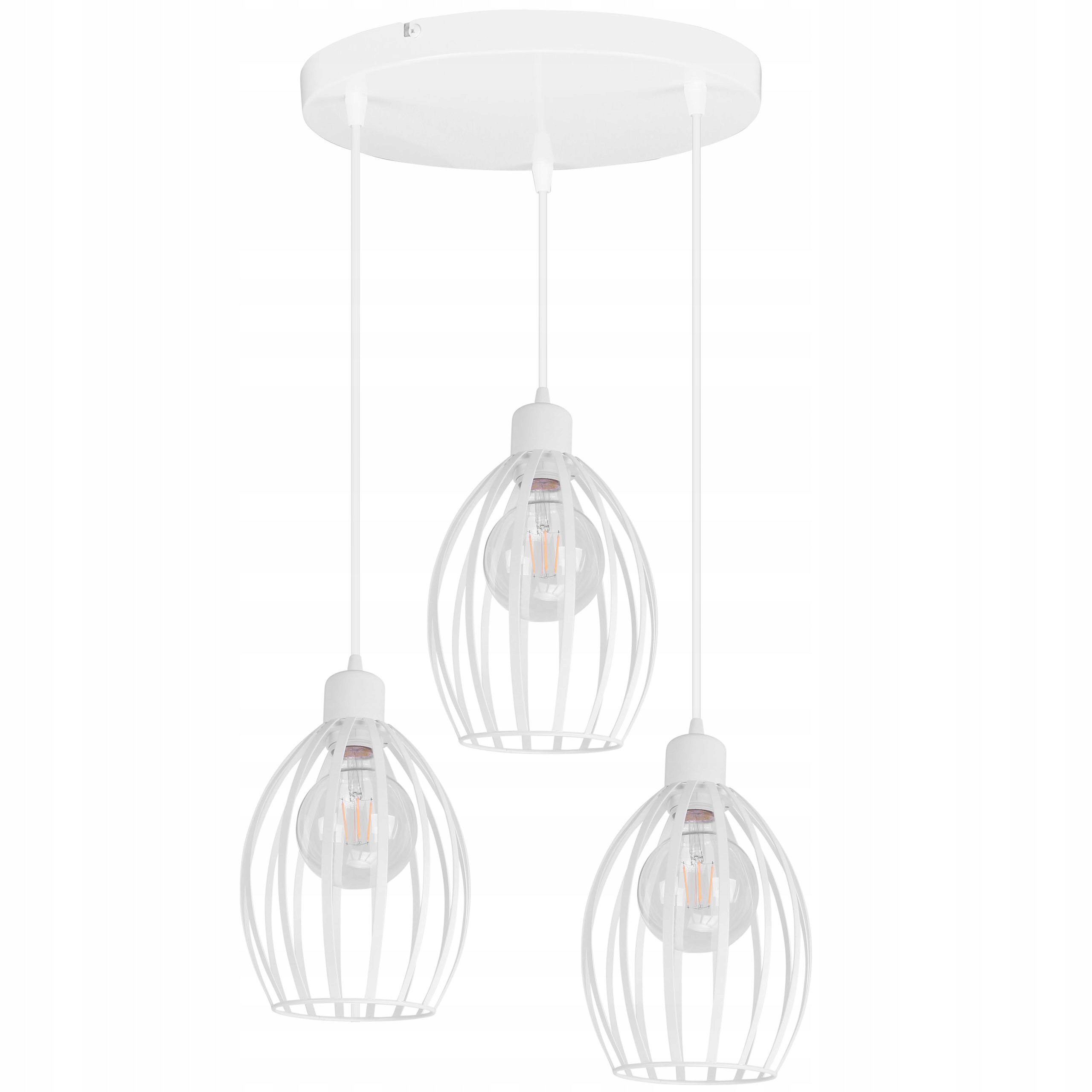 

Lampa Wisząca Sufitowa Loft Zwis Metalowa E27 Led