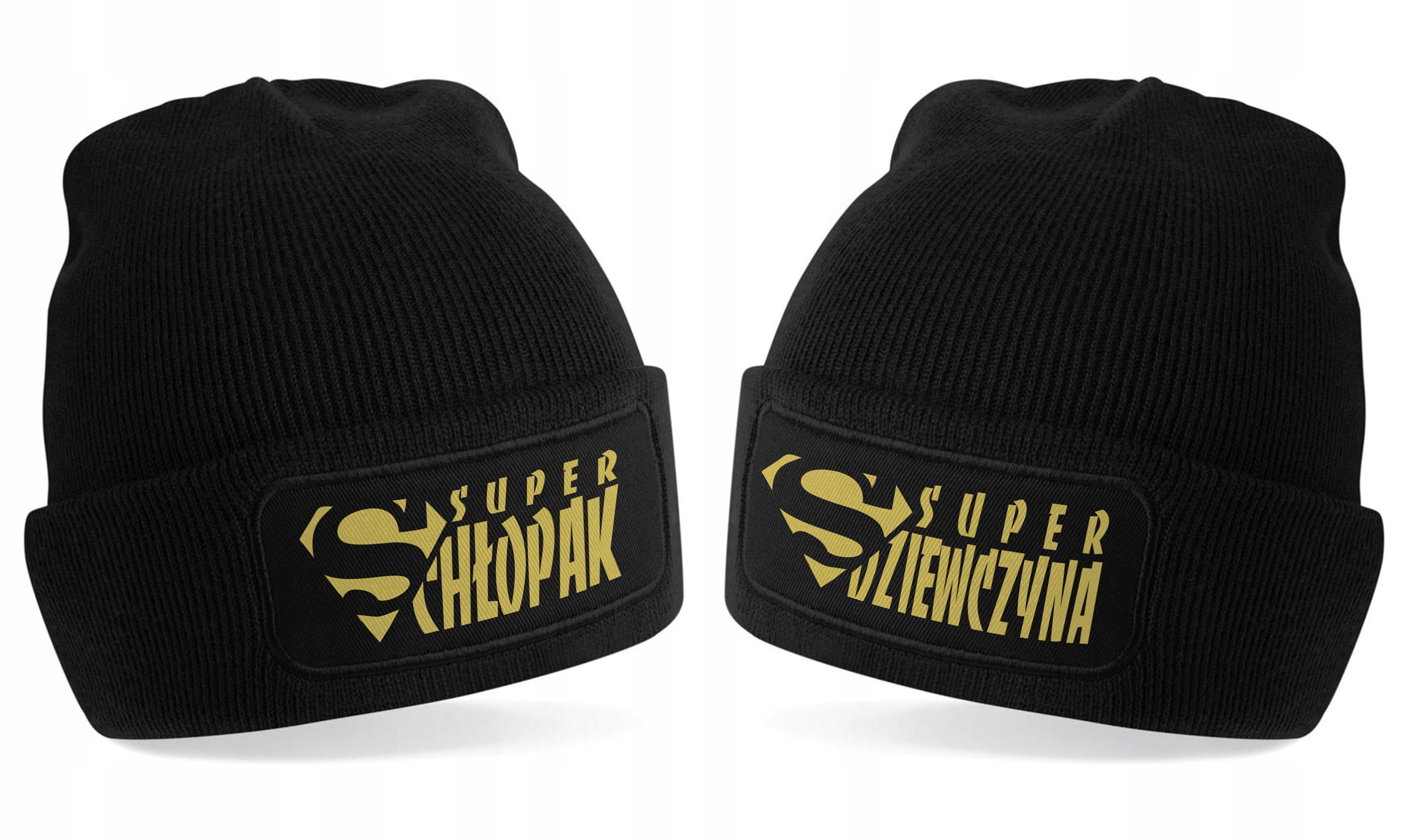 

Czapki zimowe dla par Walentynki Prezent Wzory