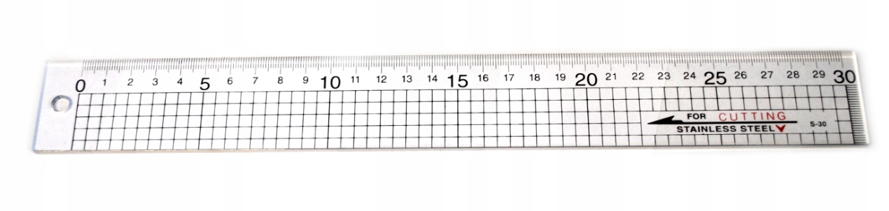 

Linijka prostokątna 30 cm