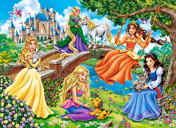 

Puzzle Układanka Prncess Księżniczki 5+ 70 El.