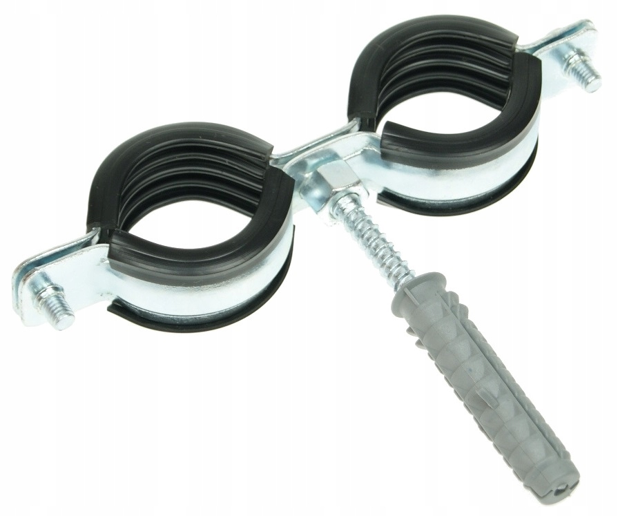 Uchwyt podwójny obejma do rur 40 - 45 mm 5/4 cala