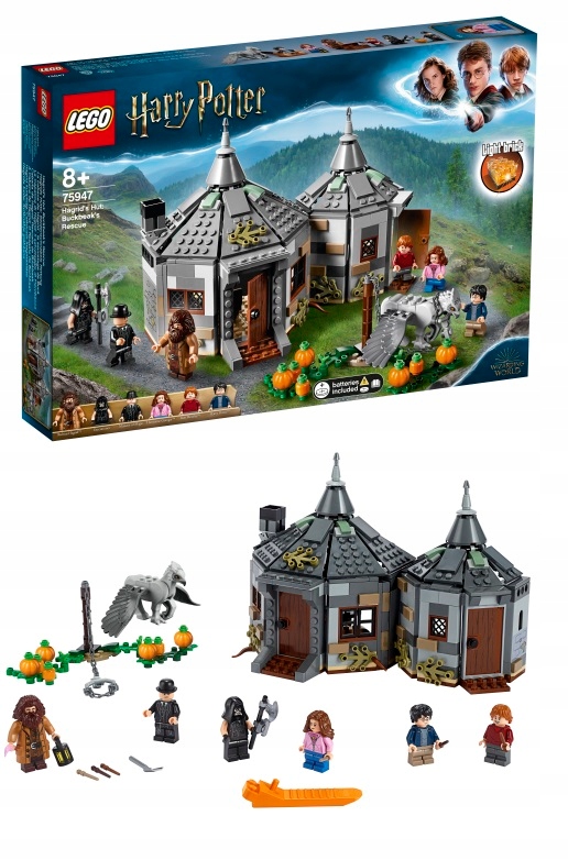 Lego 75947 Harry Potter Chatka Hagrida: na ratunek-Zdjęcie-0