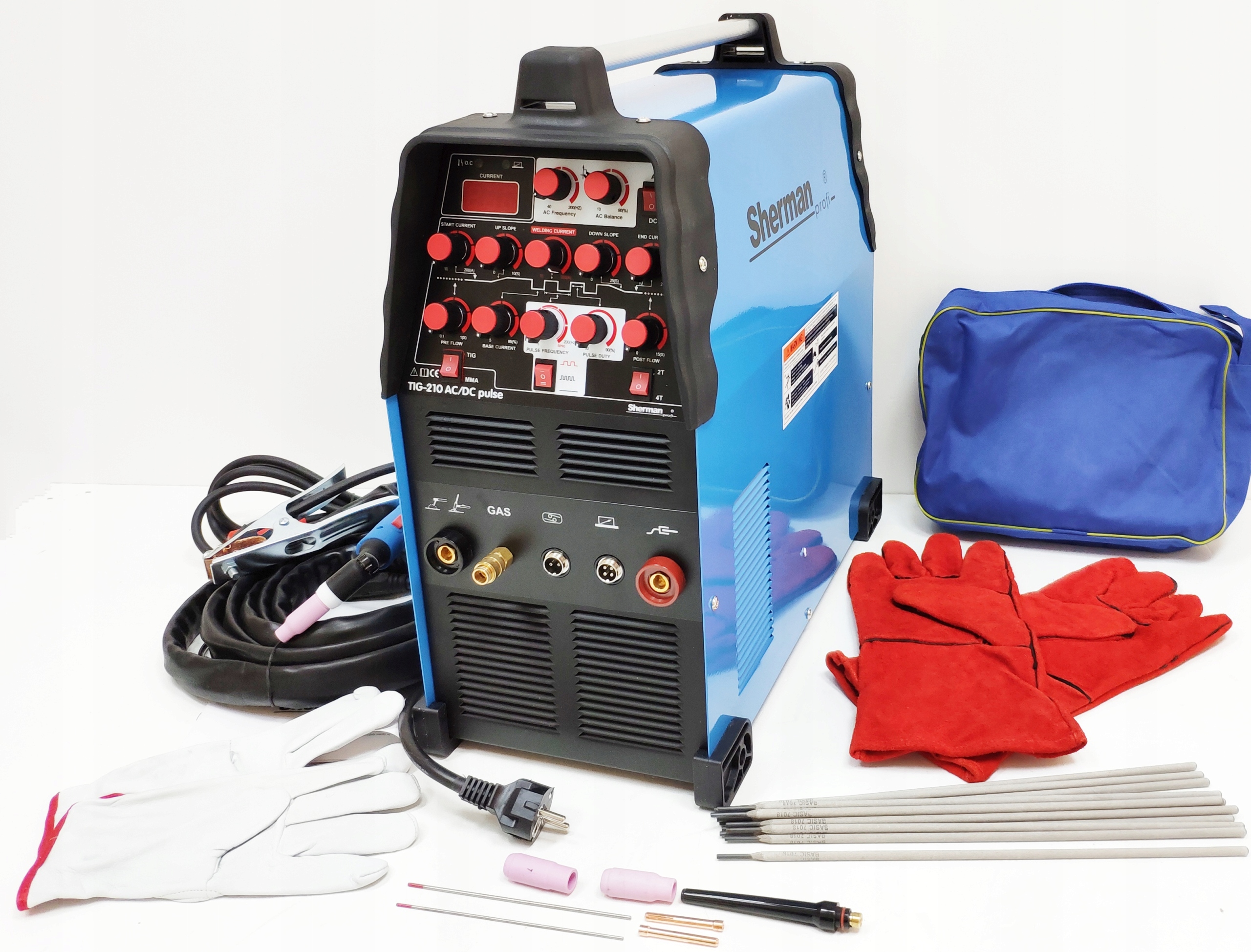 Spawarka inwerter TIG AC/DC 210 acdc sherman PULS Kod producenta 210
