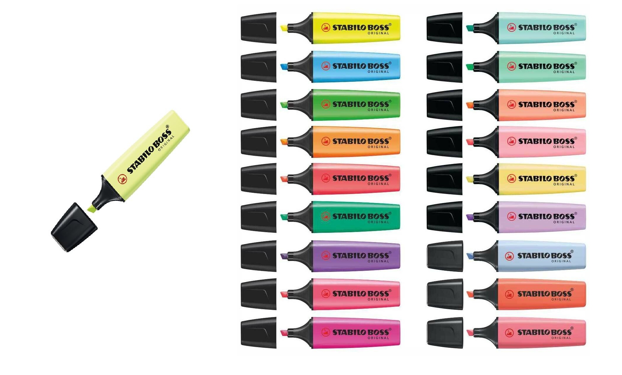 STABILO МАРКЕР МАРКЕРЫ BOSS НАБОР 19 КОЛ