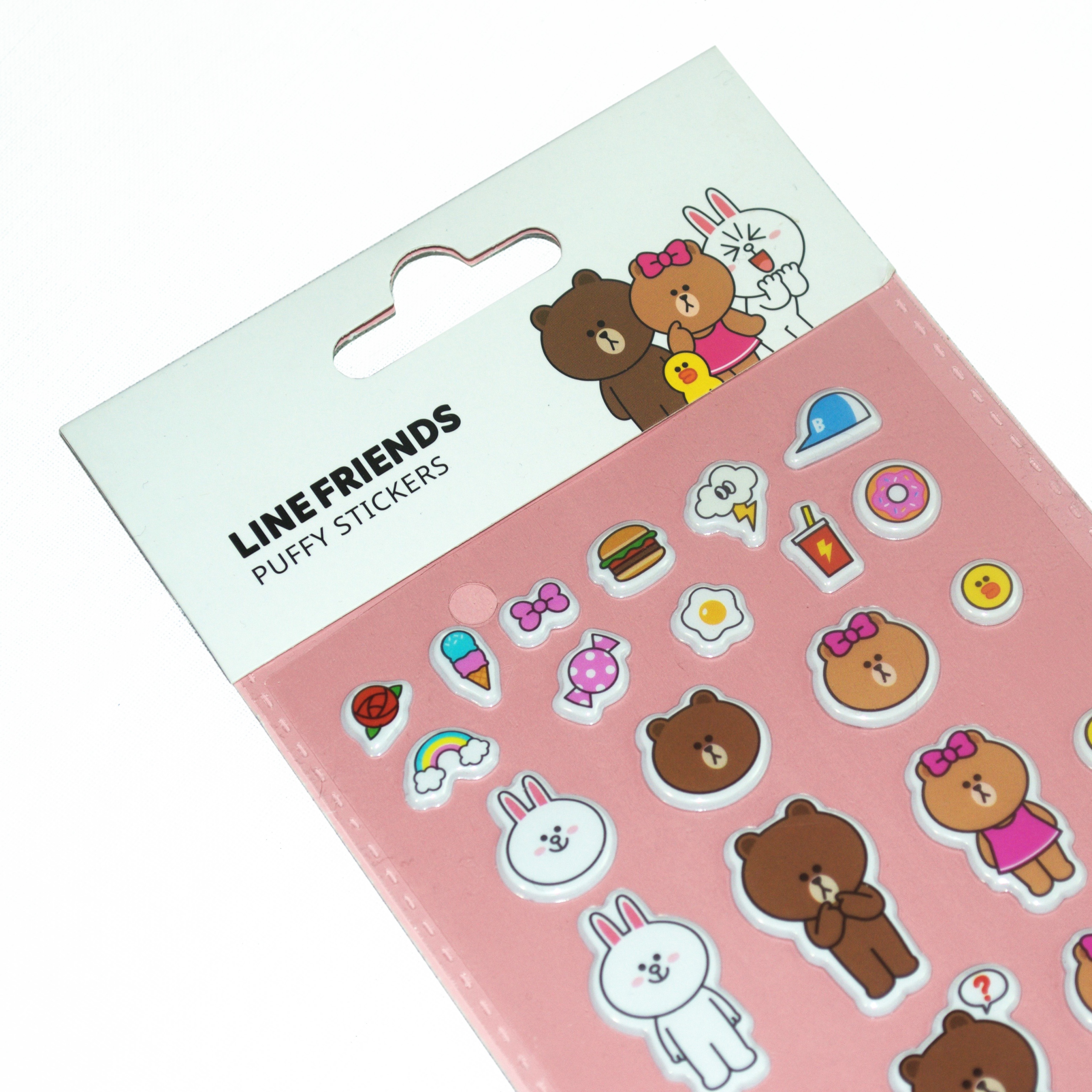 

Line Friends naklejki 31szt Puffy motywacyjne