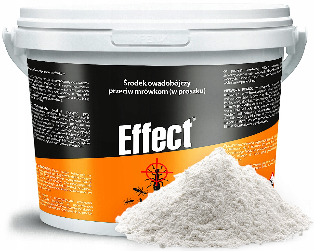 PROSZEK ŚRODEK NA MRÓWKI LIKWIDUJE GNIAZDA EFFECT Kod producenta Proszek przeciw mrówkom i karaluchom