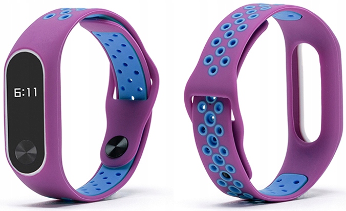 

Xiaomi MI BAND2 opaska zamienna Fiolet-niebieska